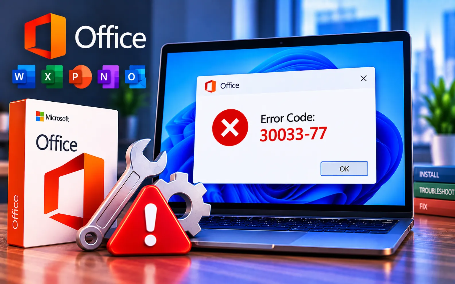 Microsoft Office Error Code 30033-77 fix